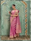 Aura By Sethnic Cotton Tissue Zari Woven Saree